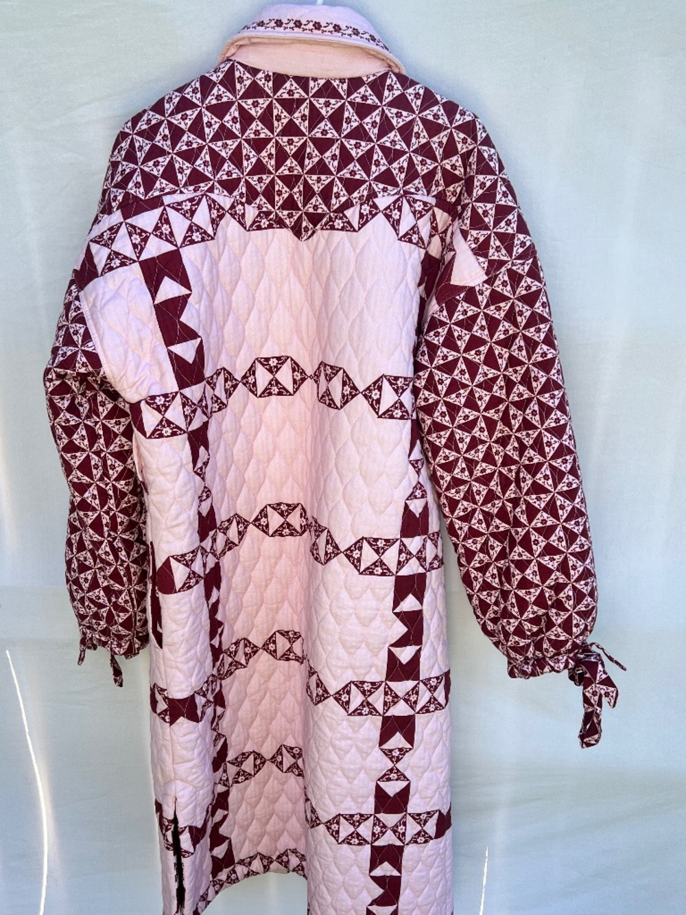 Damson madder quilted dahlia coat - Picture 4 of 11